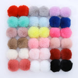 Faux Rabbit Fur Pompom for Hats Scarf Gloves Keychain H291