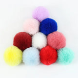 Faux Rabbit Fur Pompom for Hats Scarf Gloves Keychain H291