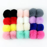 Faux Rabbit Fur Pompom for Hats Scarf Gloves Keychain H291