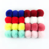 Faux Rabbit Fur Pompom for Hats Scarf Gloves Keychain H291