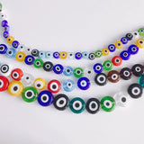 Mixed Eyes Geometric Round Colored Glaze Bead Pendant
