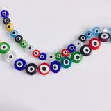 Mixed Eyes Geometric Round Colored Glaze Bead Pendant