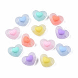 Frosted Transparent Acrylic Drop Beads for DIY Crafts