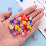 Frosted Transparent Acrylic Drop Beads for DIY Crafts