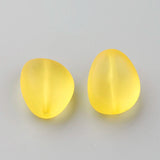 Frosted Transparent Acrylic Drop Beads for DIY Crafts