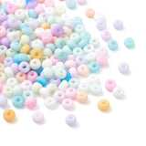 Mixed Glass Seed Beads Ceylon Round Pony Beads Mini Spacer Czech Beads