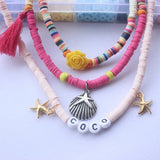 Mixed Letter Smile Face Clay Beads for DIY Earrings