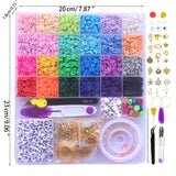 Mixed Letter Smile Face Clay Beads for DIY Earrings