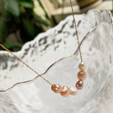 Baroque Pearl Necklace Stainless Steel Choker