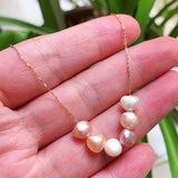 Baroque Pearl Necklace Stainless Steel Choker