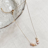 Baroque Pearl Necklace Stainless Steel Choker