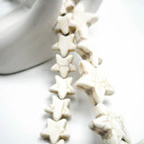 Mixed Pentagram Star Turquoise Stone Spacer Beads for DIY Bracelet Necklace
