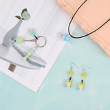 Plastic Bottle Pendants Bubble Milk Tea Charms for DIY Jewelry Making