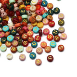 Round Acrylic Letter Beads 4x7mm for Jewelry Making DIY Necklace Bracelet