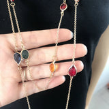 Colorful Pendant Necklace for Sweater