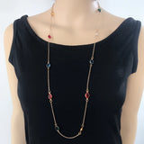 Colorful Pendant Necklace for Sweater