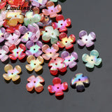 50pcs Mixed 15mm Flower Acrylic Beads Jewelry Making DIY Necklace Bracelet