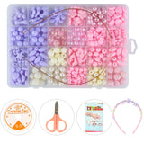 Crystal Acrylic Beads Jewelry Making Kit - DIY Craft Set for Kids Girls
