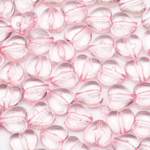 Colorful Acrylic Heart Beads 10x11mm DIY Jewelry Making Spacer