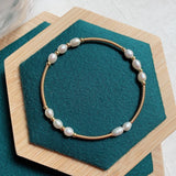 Colorful Freshwater Pearl Bracelets for Women Wedding Jewelry Charm Bangle
