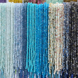 Mixed Colors 6mm Faceted Stone Beads 60pcs/lot for Jewelry Making