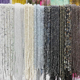 Mixed Colors 6mm Faceted Stone Beads 60pcs/lot for Jewelry Making