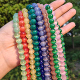 Cat's Eye Opal Beads Mixed Colors 15''