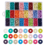Mixed Colors Heishi Polymer Clay Beads 4 5 6 8mm