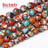Sea Sediment Jaspers Beads Natural Stone Round Bead 4-12mm