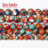 Sea Sediment Jaspers Beads Natural Stone Round Bead 4-12mm