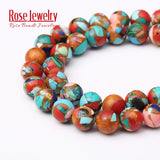 Sea Sediment Jaspers Beads Natural Stone Round Bead 4-12mm