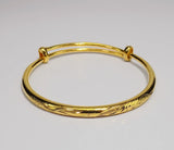 Bird Pattern Bangle Bracelet Adjustable Wristband Jewelry