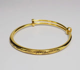 Bird Pattern Bangle Bracelet Adjustable Wristband Jewelry