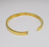 Mixed Bangle Openable Bracelet Fadeless Clasp Wristband Jewelry