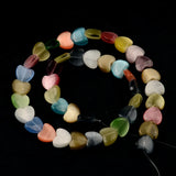 Mixed Heart Cat Eye Beads Glass Lampwork Charms DIY Jewelry Making