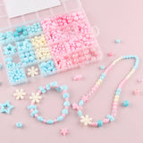 Ice Snow Acrylic Beads Kit for Kids DIY Jewelry Making