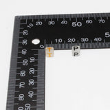 Luminous Square Spacer Beads 6x6mm for Jewelry Making DIY