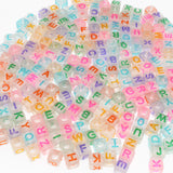 Luminous Square Spacer Beads 6x6mm for Jewelry Making DIY