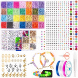 Polymer Clay Beads Set DIY Bracelet Making Kit Accessories Box Set