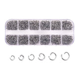 Mixed Metal Open Jump Rings for Jewelry Making 4-6mm Diameter