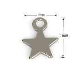 Moon Stars Stainless Steel Charm Pendant for DIY Necklace Bracelet