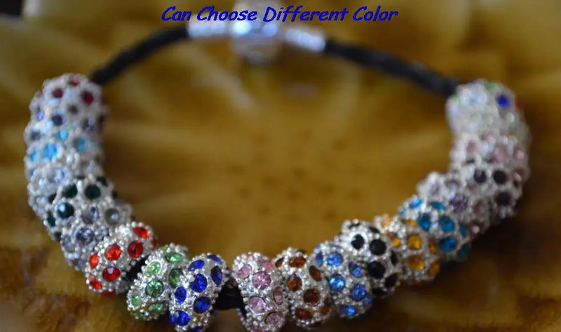 Mixed Multicolor Spacer Charm Wheel Beads 10x5mm Fit European Bracelet