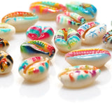 Multicolor Sea Shell Beads 10-20mm Cowrie Conch Loose Beads DIY Jewelry Making