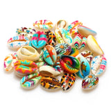 Multicolor Sea Shell Beads 10-20mm Cowrie Conch Loose Beads DIY Jewelry Making