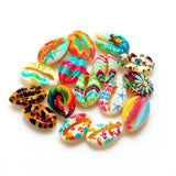 Multicolor Sea Shell Beads 10-20mm Cowrie Conch Loose Beads DIY Jewelry Making