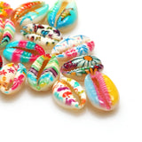 Multicolor Sea Shell Beads 10-20mm Cowrie Conch Loose Beads DIY Jewelry Making