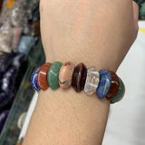 Green Aventurine Jade, Rose Quartz Bracelet