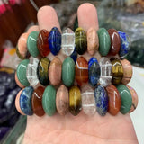 Green Aventurine Jade, Rose Quartz Bracelet