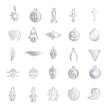 Mixed Pack 316L Stainless Steel Charms for DIY Jewelry Making