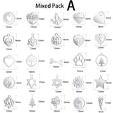 Mixed Pack 316L Stainless Steel Charms for DIY Jewelry Making
